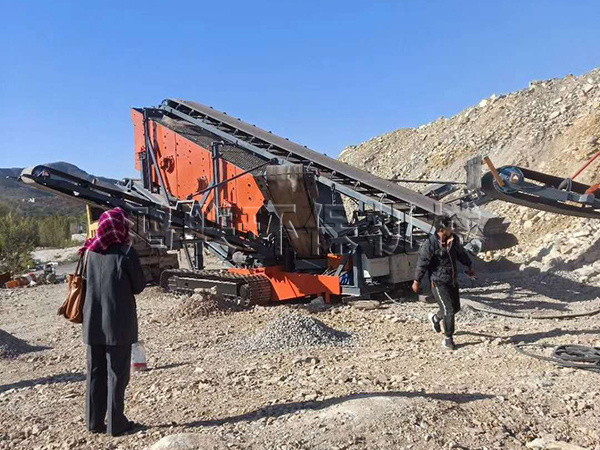 履帶式移動分體破碎站